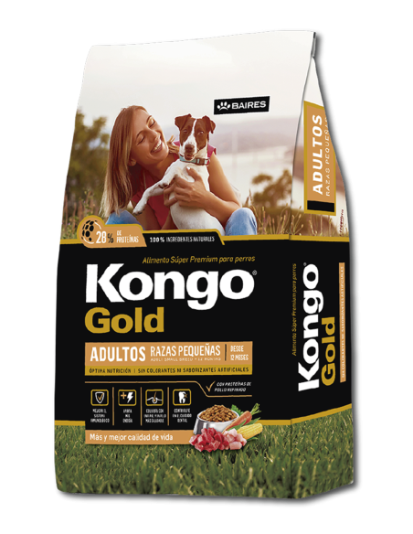 Kongo Gold Adulto Pequeño 15+2 KG