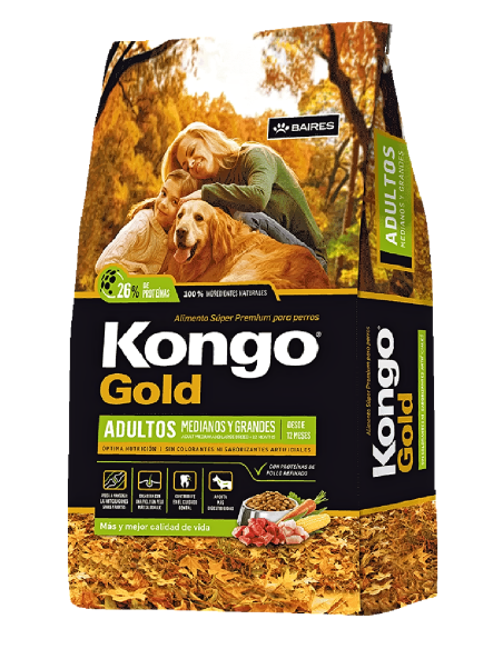Kongo Gold Adulto 21+3 KG