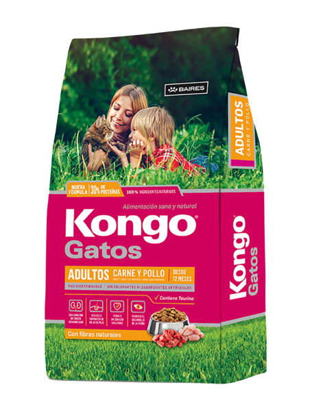 Kongo Gato Adulto Carne y Pollo 15 KG