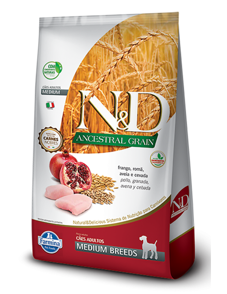 NyD Ancestral Canine Frango Adulto Medium 10,1KG