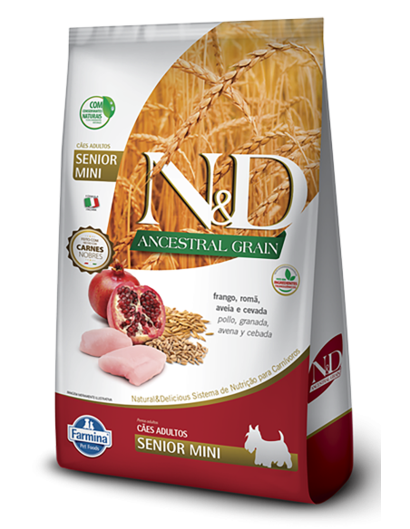 NyD Ancestral Canine Frango Senior Mini 2,5 KG