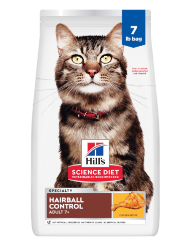 Hills Cat Science Diet Senior HairBall Control...