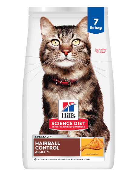 Hills Cat Science Diet Senior HairBall Control 1,58 KG cod7533