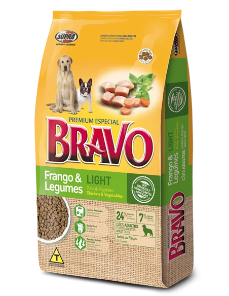 Bravo Light Frango y Legumbres 1 KG