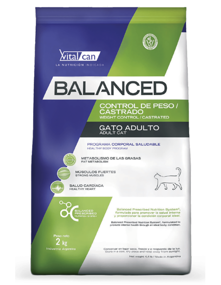 Balanced Cat Ctrl Peso-Castrd. 2 KG