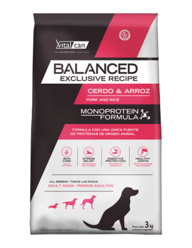 Balanced Monoproteina Cerdo 3 KG