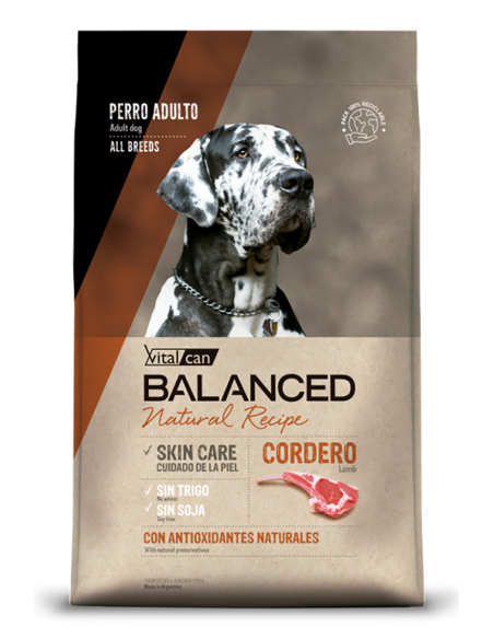 Balanced Natural Recipe Cordero 15 KG