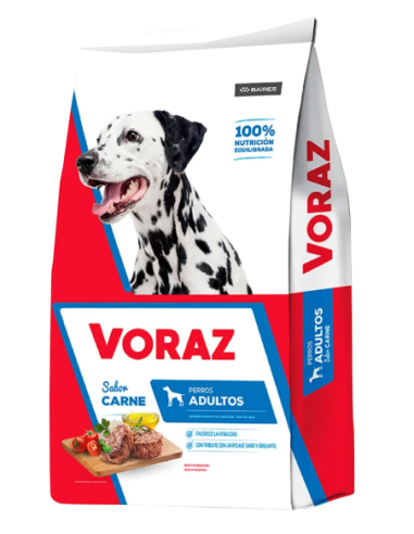 Voraz Perro Adulto Sabor Carne 22 + 3 KG